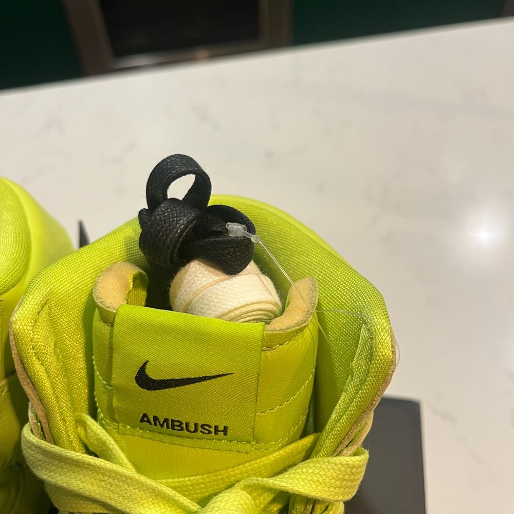 New Ambush x Nike Dunk High 'Flash Lime with Box men size 7.5 women 9 - Picture 8 of 11